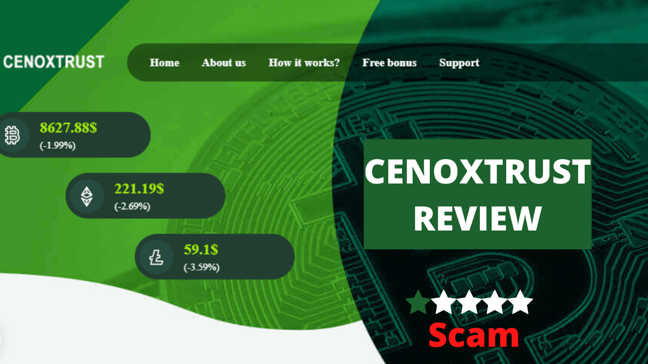 Cenoxtrust.co Review: A Formulaic Scam