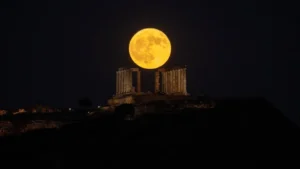 "Buck Moon" Illuminates Global Skies, Weaving Ancient Sites with Modern Marvels